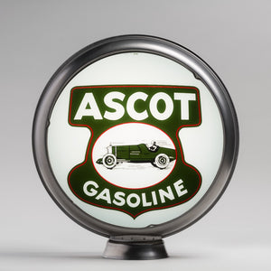 Ascot 15" Gas Pump Globe with unpainted steel body