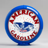 American Powerful 13.5" Gas Pump Globe with Light Blue Plastic Body