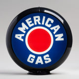 American Gas 13.5" Gas Pump Globe with Black Plastic Body