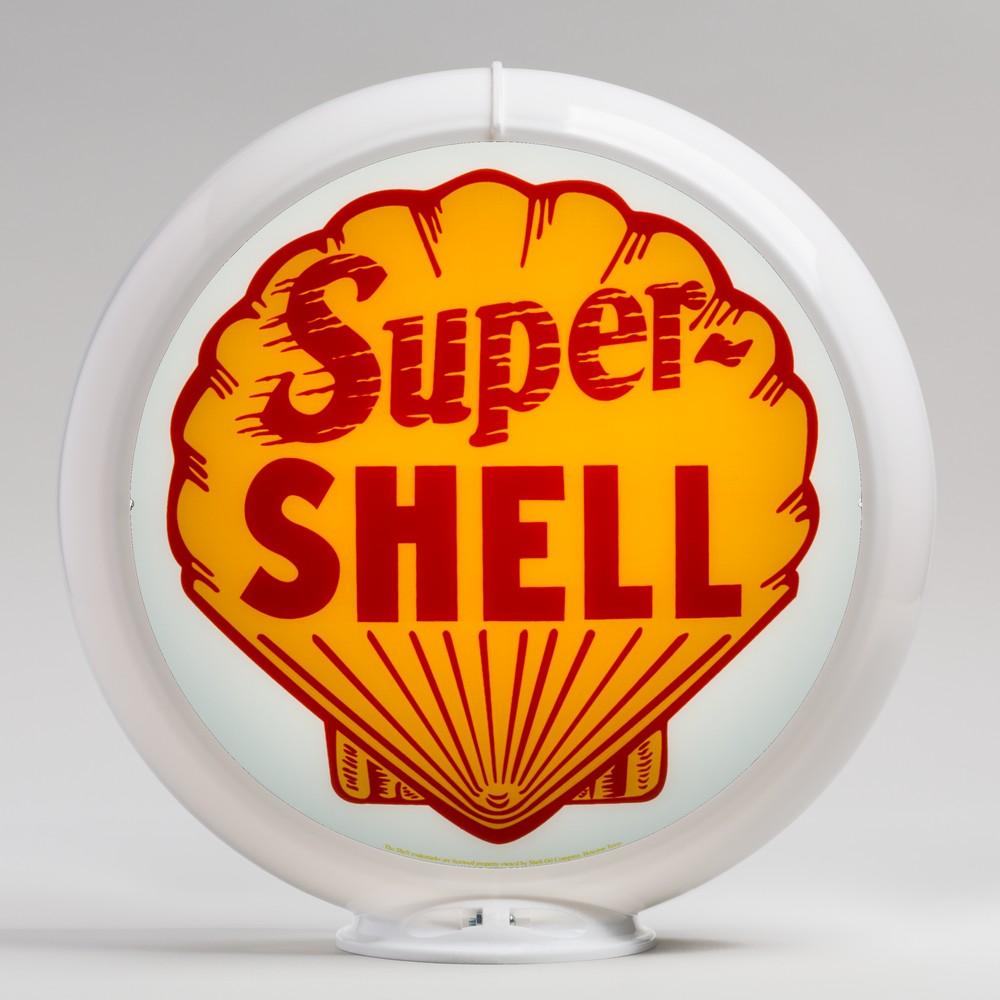 Vintage shell gas pump globe store