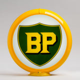 BP 13.5" Gas Pump Globe with Yellow Plastic Body