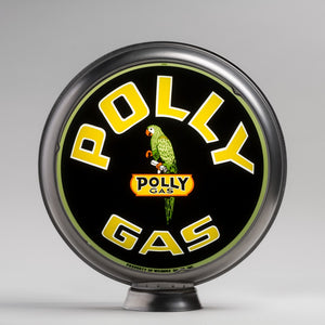 Polly Gas 15" Gas Pump Globe with unpainted steel body