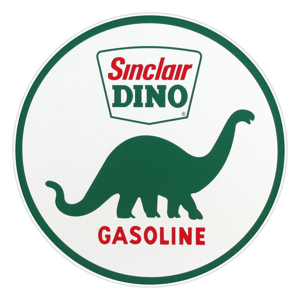 Sinclair Dino Vinyl Decal | Vintage Gas Pump Supply