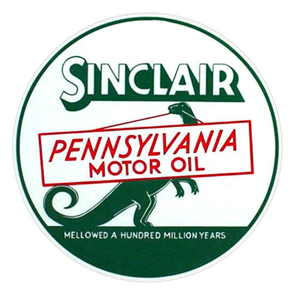 Sinclair Motor Oil Water Transfer Decal - 2