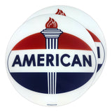 American Gasoline Oval Logo 13.5" Pair of Lenses