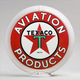 Texaco Aviation 13.5" Gas Pump Globe with White Plastic Body