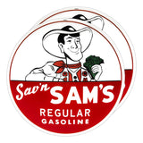 Sav'n Sam's Regular Gasoline 13.5" Pair of Lenses