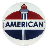 American Gasoline Oval Logo 13.5" Gas Pump Globe