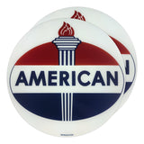 American Gasoline Oval Logo 13.5" Gas Pump Globe