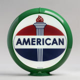 American Gasoline Oval Logo 13.5" Gas Pump Globe