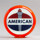 American Gasoline Oval Logo 13.5" Gas Pump Globe
