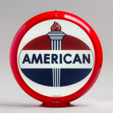 American Gasoline Oval Logo 13.5" Gas Pump Globe