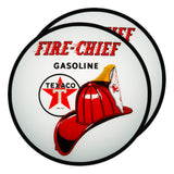 Texaco Fire Chief 13.5" Pair of Lenses