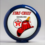 Texaco Fire Chief 13.5" Gas Pump Globe with Dark Blue Plastic Body