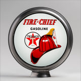 Texaco Fire Chief 13.5" Gas Pump Globe with Unpainted Steel Body