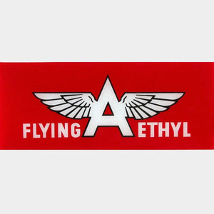 Flying A Ethyl Flat Ad Glass