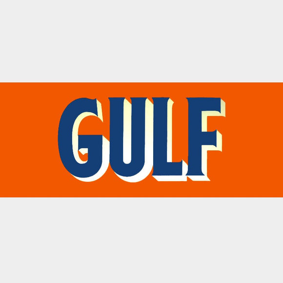 Gulf Flat Ad Glass