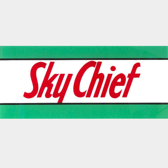 Sky Chief Flat Ad Glass