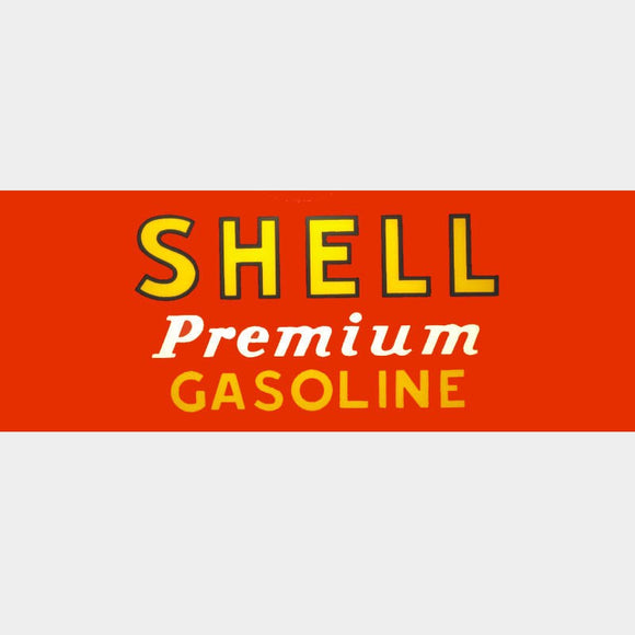 Shell Premium Flat Ad Glass