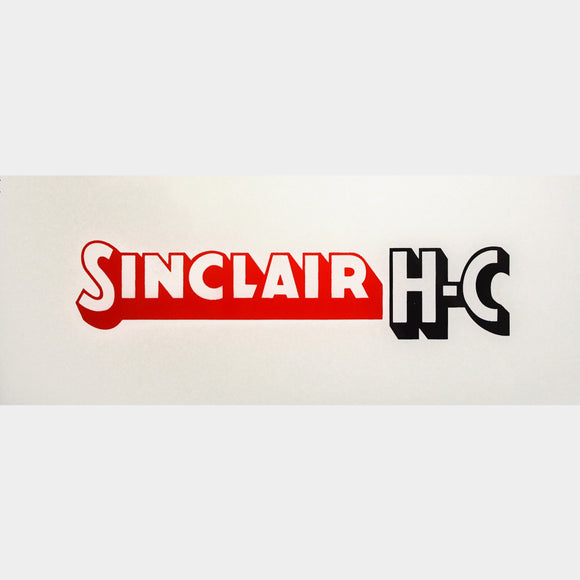 Sinclair H-C Flat Ad Glass