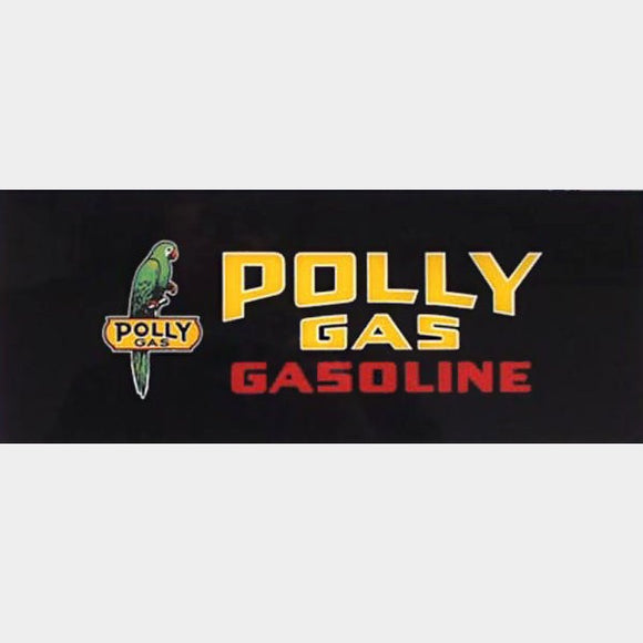 Black Polly Gas Flat Ad Glass