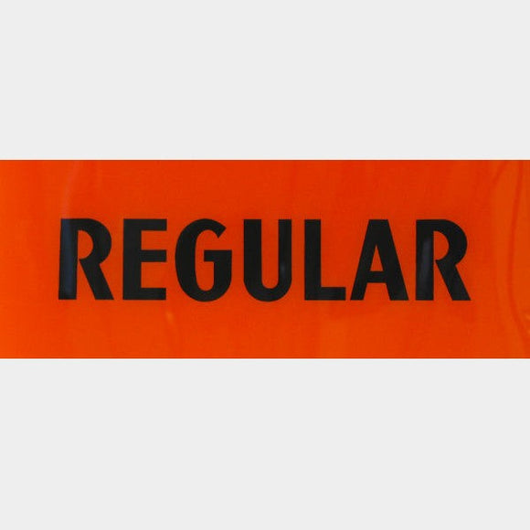 Regular Black/Orange Flat Ad Glass