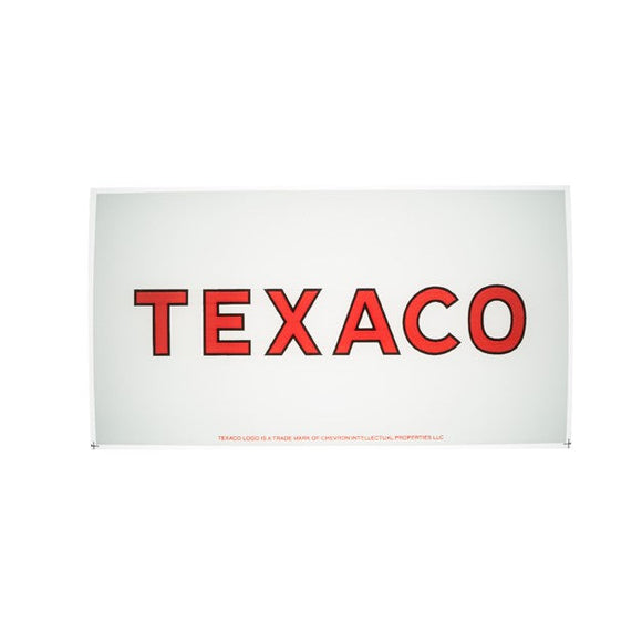 Texaco A-62 Ad Glass