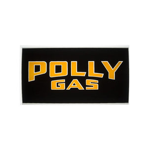 Polly Gas A-62 Ad Glass