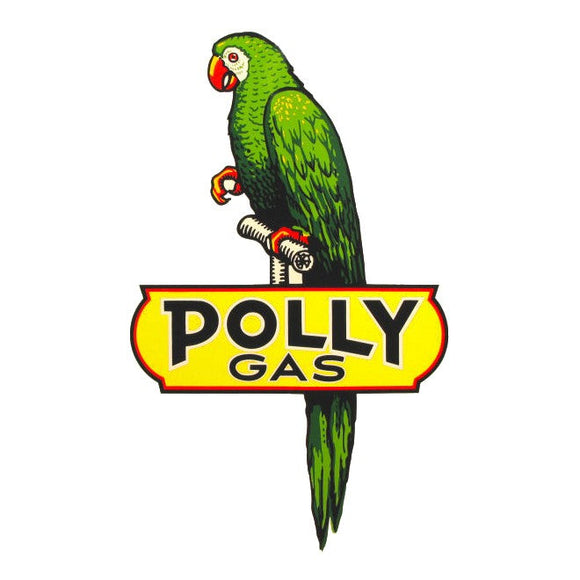 Polly Gas Die Cut Vinyl Decal - 3.75