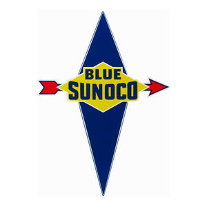 Blue Sunoco Vinyl Decal - 20.5"x15"