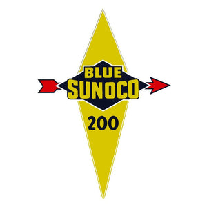 Blue Sunoco 200 (Yellow) Vinyl Decal - 20.5"x15"
