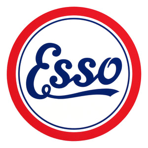 Esso Script Vinyl Decal - 2", 3", 6", 12"