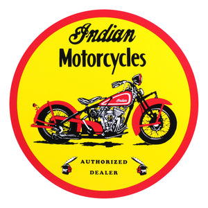 Indian Motorcycle Vinyl Decal - 12"