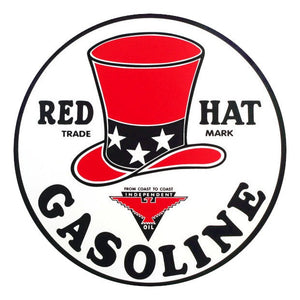 Red Hat Vinyl Decal - 12"