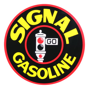 Signal Gasoline Vinyl Decal - 3", 6", 9", 12"