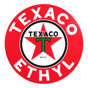 Texaco Ethyl Vinyl Decal - 3", 6", 9", 12"