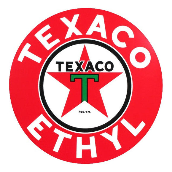 Texaco Ethyl Vinyl Decal - 3