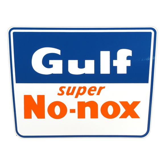 Gulf No Nox Square Vinyl Decal - 11