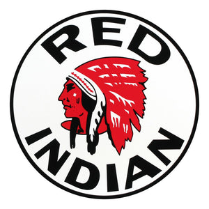 Red Indian Vinyl Decal - 12"