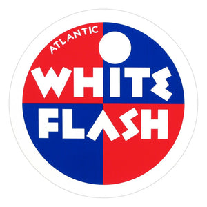 Atlantic White Flash Vinyl Decal - 12"