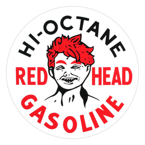 Red Head Vinyl Decal - 12"