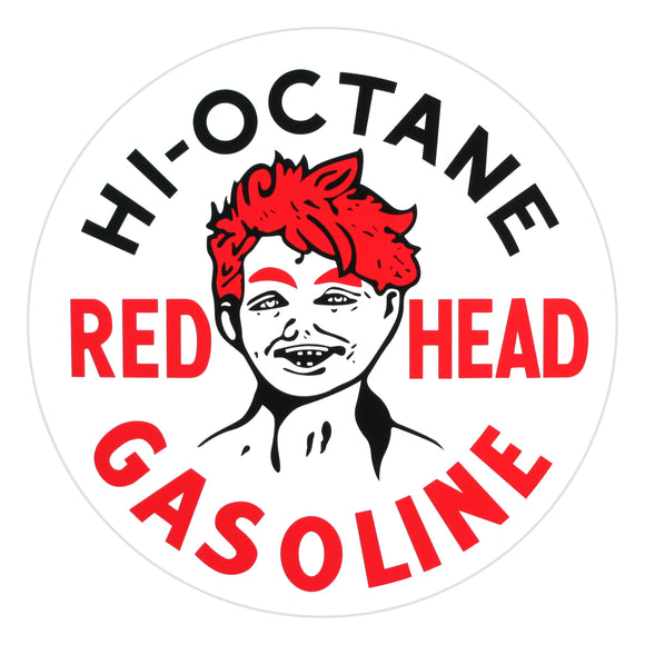 Red Head Vinyl Decal - 12