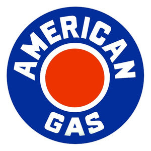 American Gas Vinyl Decal - 12"