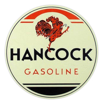 Hancock Gasoline Water Transfer Decal - 12
