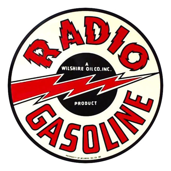 Radio Gasoline Water Transfer Decal - 12