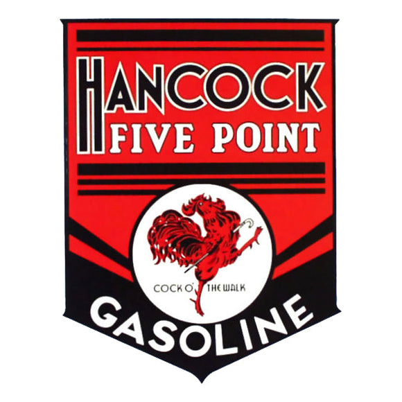 Hancock Five Point Water Transfer Decal - 11.5
