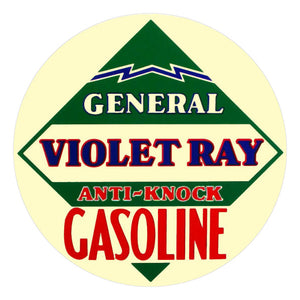 General Violet Ray Water Transfer Decal - 12"