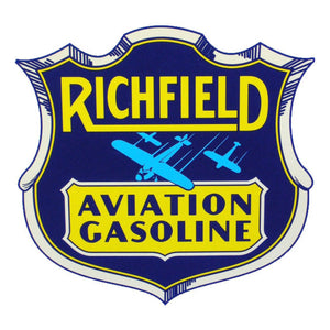 Richfield Aviation Water Transfer Decal - 12"