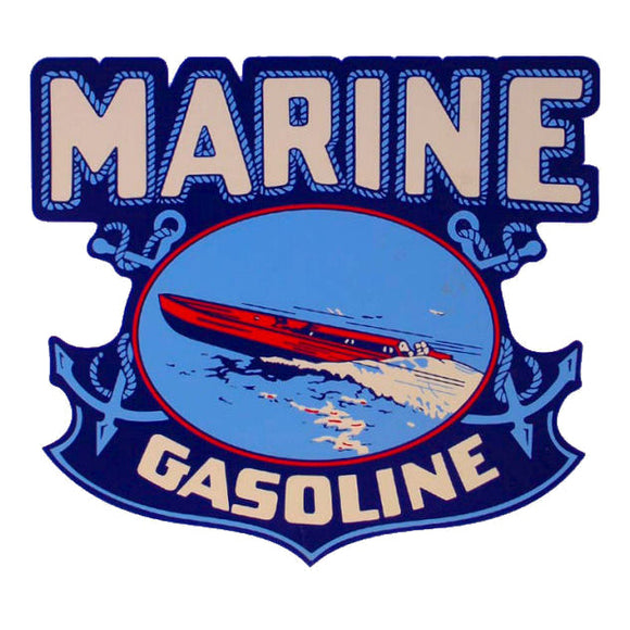 Marine Gasoline Water Transfer Decal - 10.5