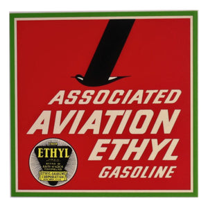 Associated Aviation Ethyl Water Transfer Decal - 10"